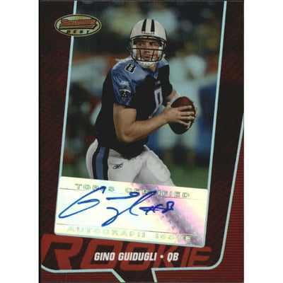 2005 Bowman's Best Red #143 Gino Guidugli AU