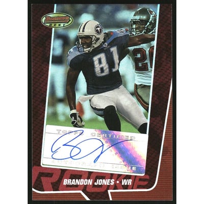2005 Bowman's Best Red #165 Brandon Jones AU