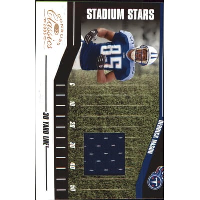 2005 Donruss Classics Stadium Stars 30 Yard Line Jerseys #SS46 Derrick Mason