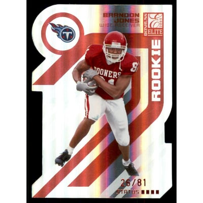 2005 Donruss Elite Status Red #115 Brandon Jones/81