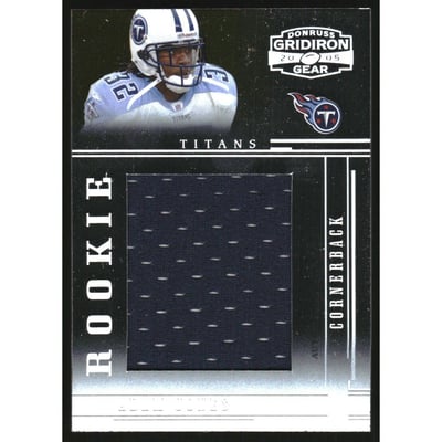2005 Donruss Gridiron Gear Rookie Jerseys Jumbo Swatch #106 Adam Jones/150