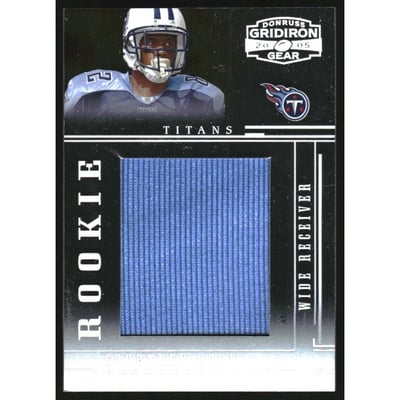 2005 Donruss Gridiron Gear Rookie Jerseys Jumbo Swatch #126 Courtney Roby/150