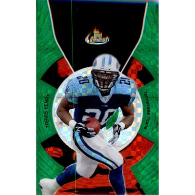 2005 Finest Green Xfractors #27 Travis Henry