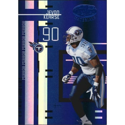 2005 Leaf Certified Materials Mirror Blue #147 Jevon Kearse