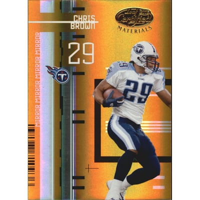 2005 Leaf Certified Materials Mirror Gold #113 Chris Brown