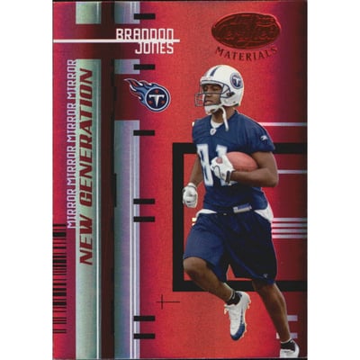2005 Leaf Certified Materials Mirror Red #170 Brandon Jones