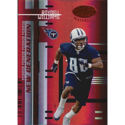 2005 Leaf Certified Materials Mirror Red #178 Roydell Williams