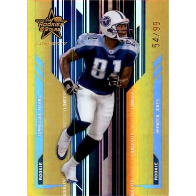 2005 Leaf Rookies and Stars Longevity Gold #207 Brandon Jones