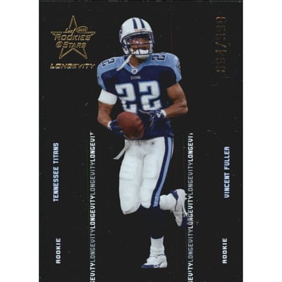 2005 Leaf Rookies and Stars Longevity Parallel #149 Vincent Fuller
