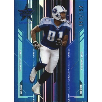 2005 Leaf Rookies and Stars Longevity Sapphire #207 Brandon Jones