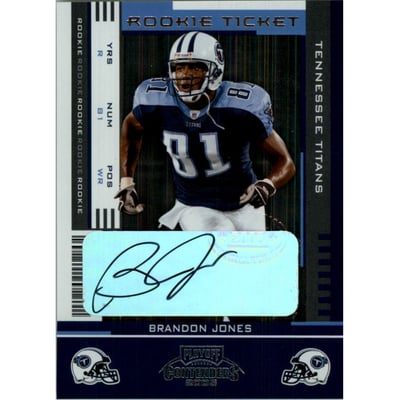 2005 Playoff Contenders #111 Brandon Jones AU RC