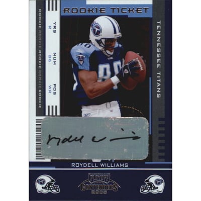 2005 Playoff Contenders #166 Roydell Williams AU/491* RC