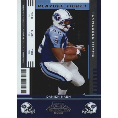 2005 Playoff Contenders Playoff Ticket #125 Damien Nash