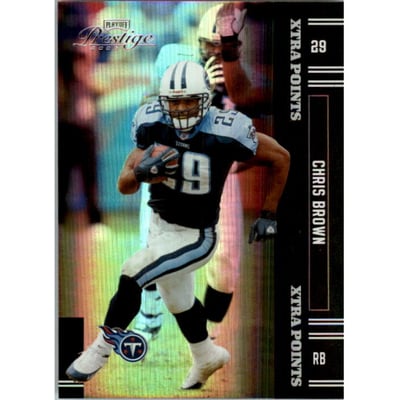 2005 Playoff Prestige Xtra Points Black #136 Chris Brown