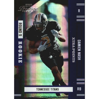 2005 Playoff Prestige Xtra Points Purple #177 Damien Nash