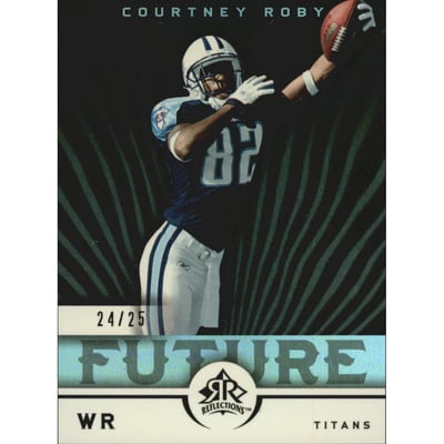 2005 Reflections Black #110 Courtney Roby