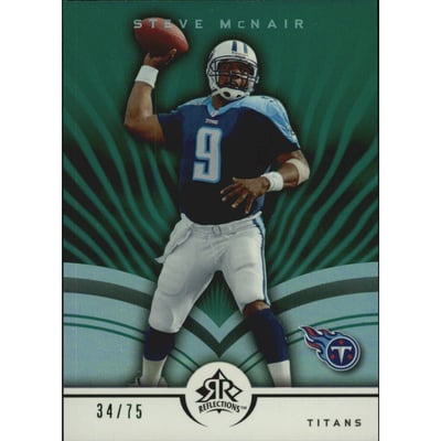 2005 Reflections Green #95 Steve McNair