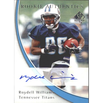 2005 SP Authentic #216 Roydell Williams AU RC