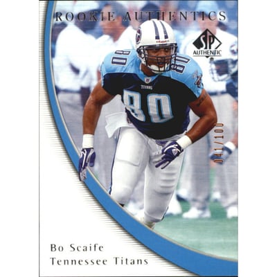 2005 SP Authentic Rookie Gold 100 #97 Bo Scaife