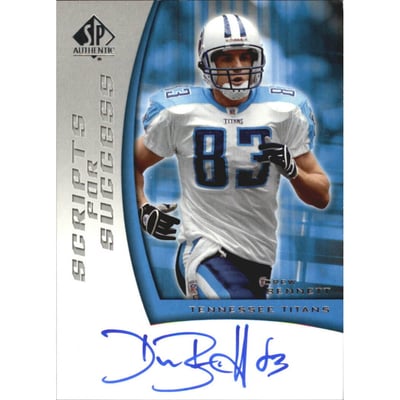 2005 SP Authentic Scripts for Success Autographs #SSDB Drew Bennett