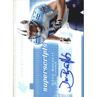 2005 SPx Super Scripts Autographs #SSDT Drew Bennett