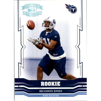 2005 Throwback Threads Silver Holofoil #168 Brandon Jones