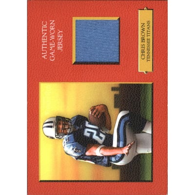2005 Topps Turkey Red Relics Red #TRRCB Chris Brown