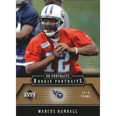 2005 UD Portraits Gold #193 Marcus Randall