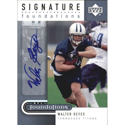 2005 Upper Deck Foundations Signature Foundations Silver #SFWR Walter Reyes