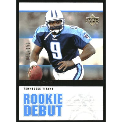 2005 Upper Deck Rookie Debut Gold 150 #95 Steve McNair