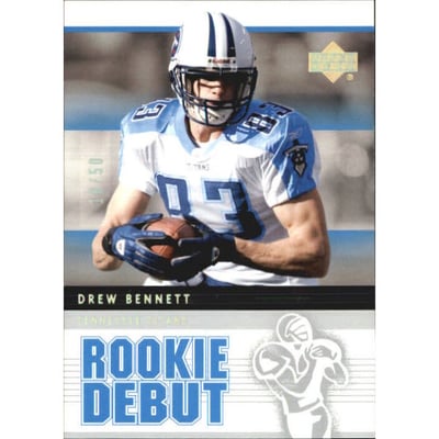 2005 Upper Deck Rookie Debut Gold Spectrum #96 Drew Bennett