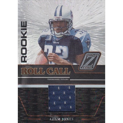 2005 Zenith Rookie Roll Call Jerseys #RC1 Adam Jones