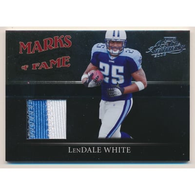 2006 Absolute Memorabilia Marks of Fame Materials Prime #34 LenDale White