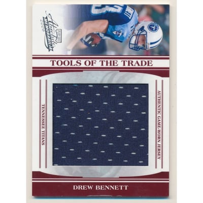 2006 Absolute Memorabilia Tools of the Trade Material Red Oversize #TOT51 Drew Bennett/50
