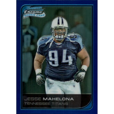 2006 Bowman Chrome Blue Refractors #47 Jesse Mahelona