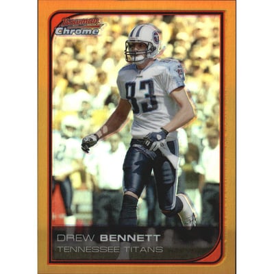 2006 Bowman Chrome Gold Refractors #150 Drew Bennett