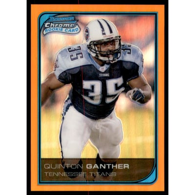 2006 Bowman Chrome Orange Refractors #240 Quinton Ganther