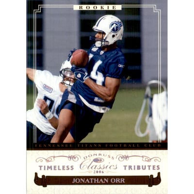 2006 Donruss Classics Timeless Tributes Bronze #150 Jonathan Orr