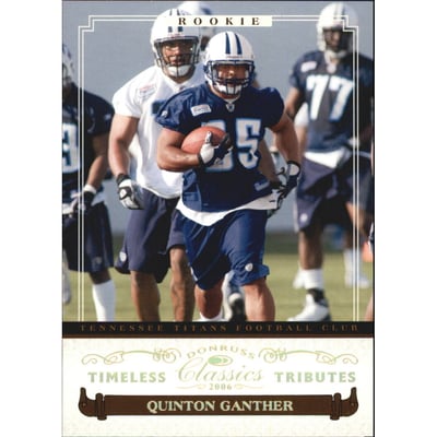 2006 Donruss Classics Timeless Tributes Gold #175 Quinton Ganther