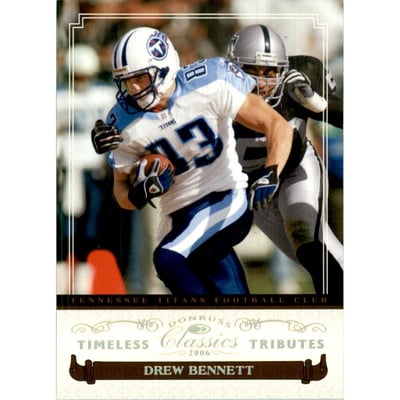 2006 Donruss Classics Timeless Tributes Gold #97 Drew Bennett