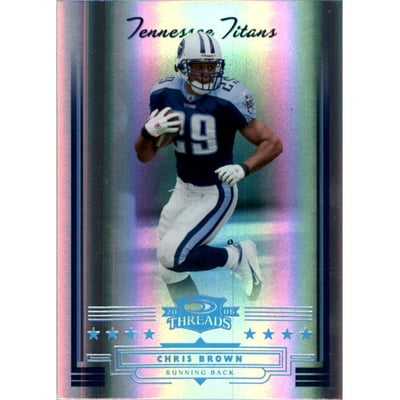 2006 Donruss Threads Platinum Holofoil #93 Chris Brown