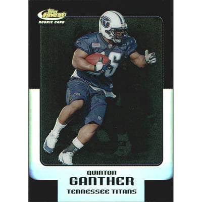 2006 Finest Black Refractors #37 Quinton Ganther