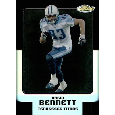 2006 Finest Black Refractors #56 Drew Bennett