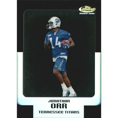 2006 Finest Black Refractors #64 Jonathan Orr
