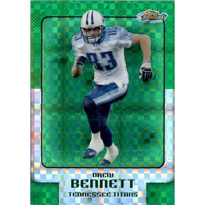 2006 Finest Green Xfractors #56 Drew Bennett