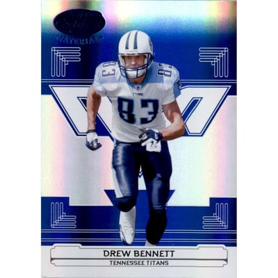 2006 Leaf Certified Materials Mirror Blue #143 Drew Bennett
