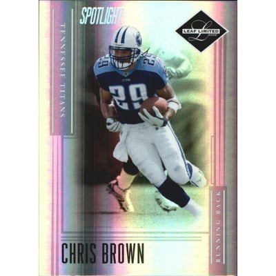 2006 Leaf Limited Silver Spotlight #117 Chris Brown