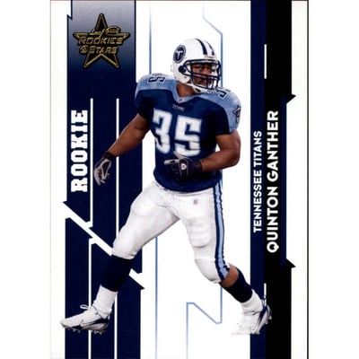 2006 Leaf Rookies and Stars Gold #154 Quinton Ganther