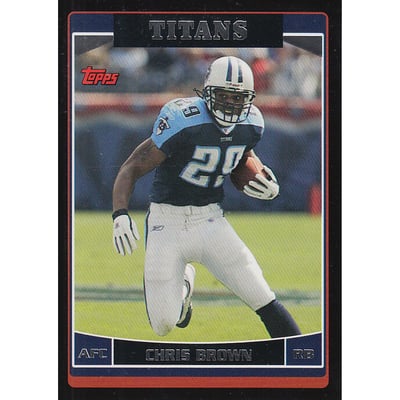 2006 Topps Black #57 Chris Brown