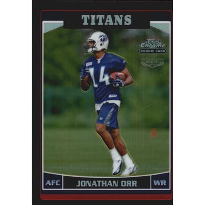 2006 Topps Chrome Black Refractors #198 Jonathan Orr